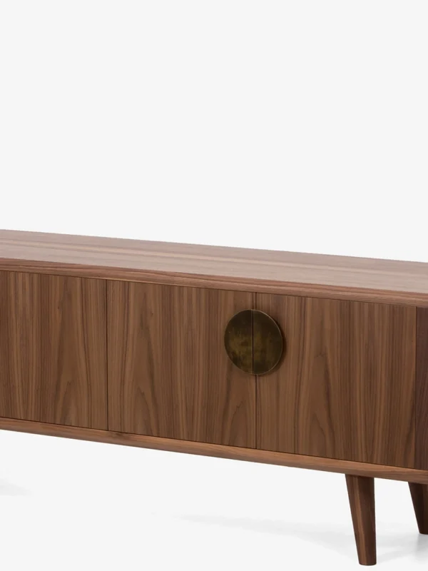 Μπουφές με καπλαμά, μεταλλικά χερούλια σε μπρονζέ βαφή omicron