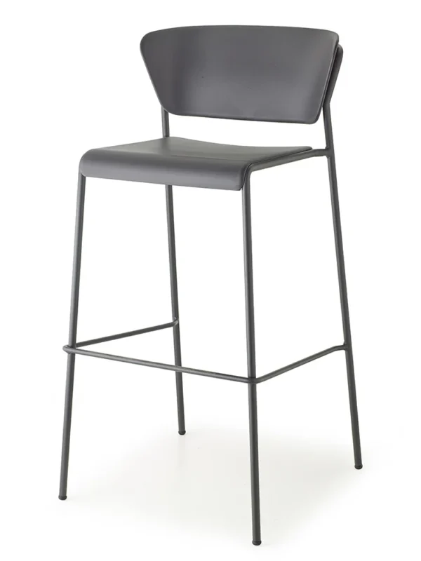 Σκαμπό Μπαρ Lisa Technopolymer H66 H75