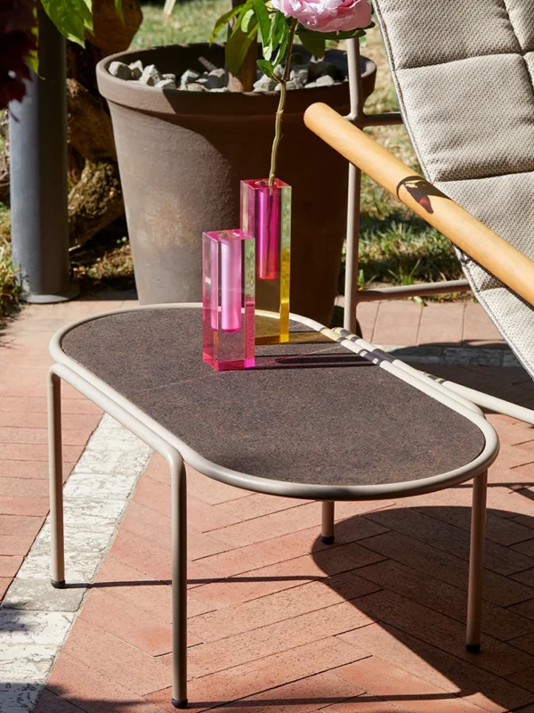 Τραπεζάκι Μικρό Μεταλλικό Οβάλ Dress Code 2744