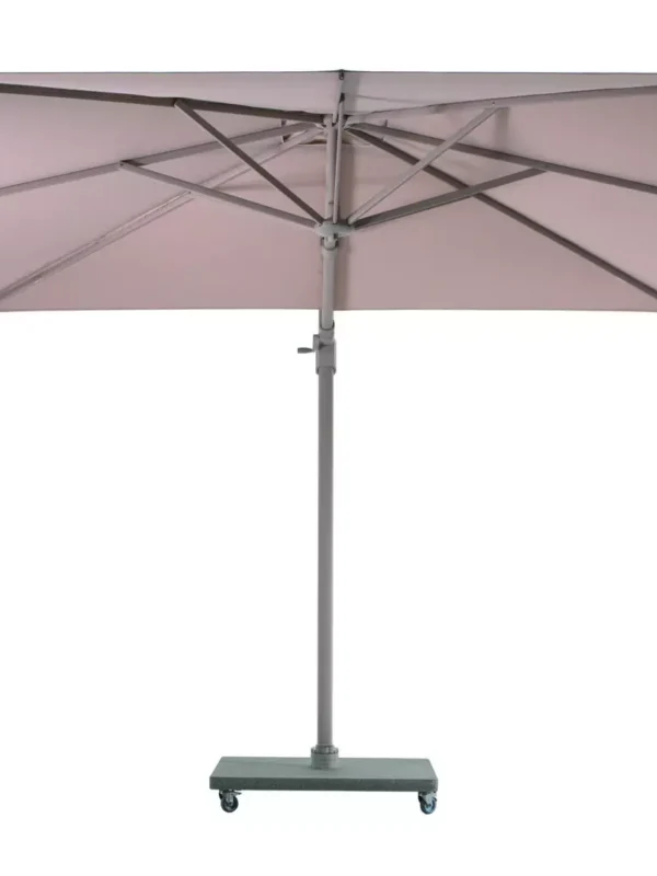 Τετράγωνη ομπρέλα Portland 3x3 σε γκρι απόχρωση – πρακτική και ανθεκτική επιλογή για επαγγελματική σκίαση