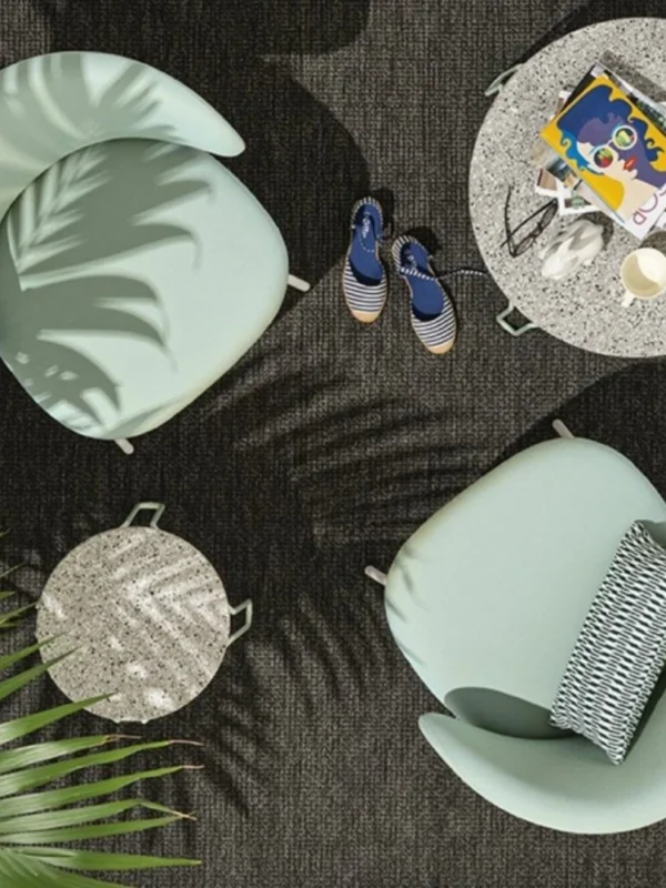 πολυθρονα tuka ΣΕ χρωμα μεντα minimal σχεδίαση, κατάλληλη για κήπο ή βεράντα – διαθέσιμη στο vestal.gr.