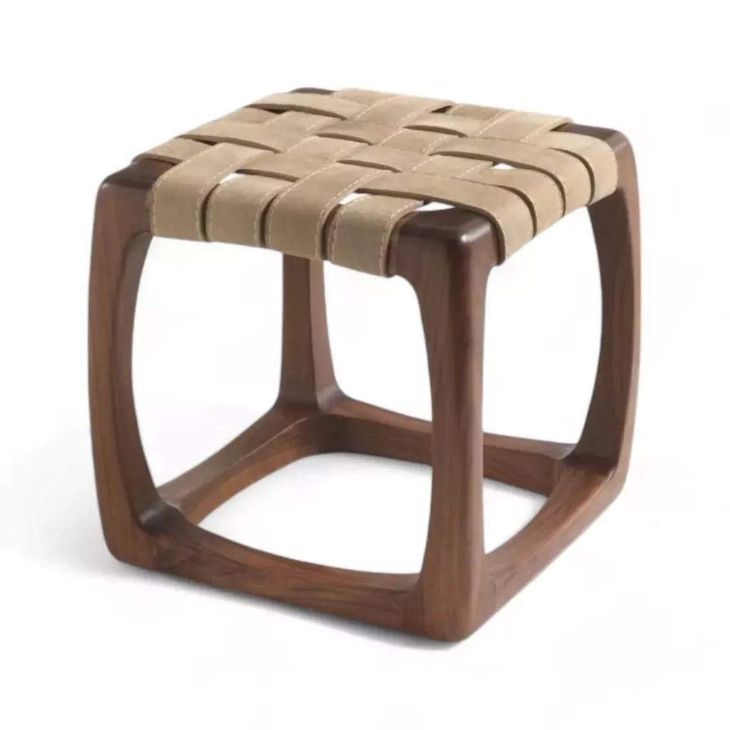 Σκαμπό Belt Solid από ξύλο suar με μίνιμαλ σχεδιασμό – ιδανικό για εξωτερικό χώρο