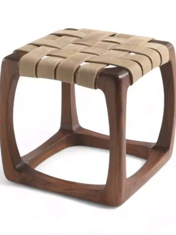 Σκαμπό Belt Solid από ξύλο suar με μίνιμαλ σχεδιασμό – ιδανικό για εξωτερικό χώρο