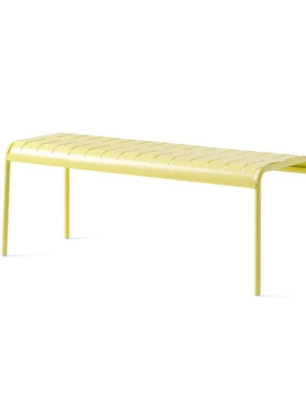 παγκακι easy ΣΕ χρωμα κιτρινο minimal σχεδίαση, κατάλληλη για κήπο ή βεράντα – διαθέσιμη στο vestal.gr.