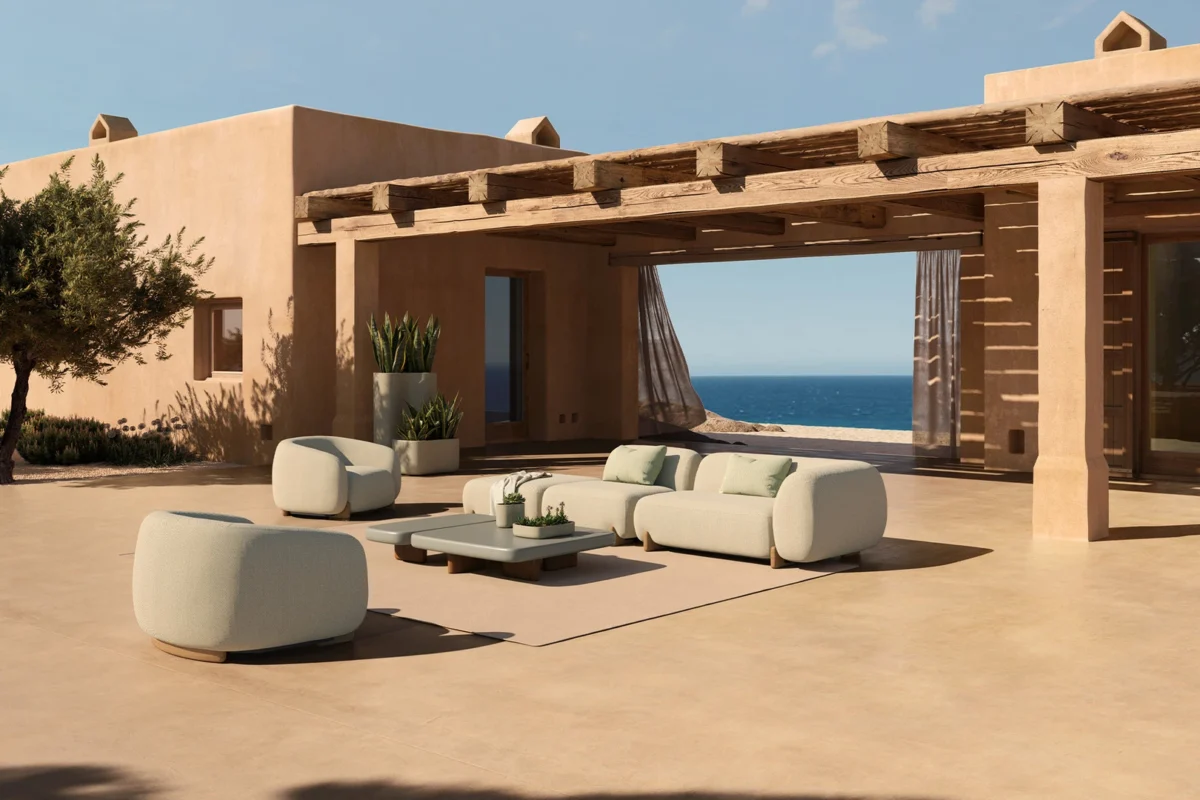 vondom καναπες Εξωτερικου Χώρου pezzettina minimal σχεδίαση, κατάλληλη για κήπο ή βεράντα – διαθέσιμη στο vestal.gr.