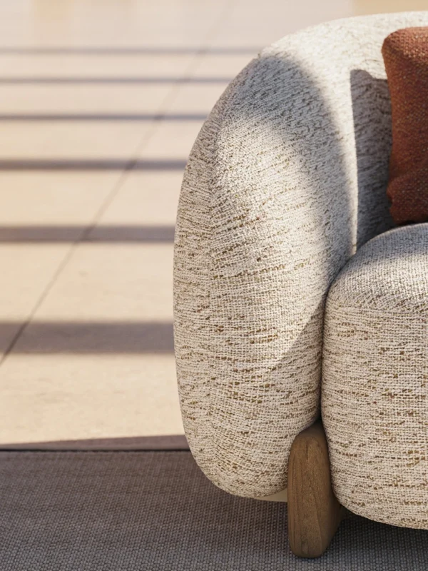 vondom πολυθρονα Εξωτερικου Χώρου pezzettina minimal σχεδίαση, κατάλληλη για κήπο ή βεράντα – διαθέσιμη στο vestal.gr.