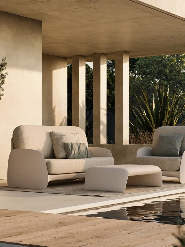 Τραπεζάκι Εξωτερικου Χώρου Blow minimal σχεδίαση, κατάλληλη για κήπο ή βεράντα – διαθέσιμη στο vestal.gr.