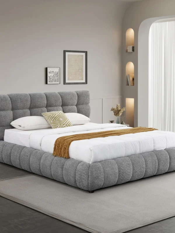 Κρεβάτι 160x200 με Αποθηκευτικό Χώρο | Υφασμάτινο Διπλό Κρεβάτι