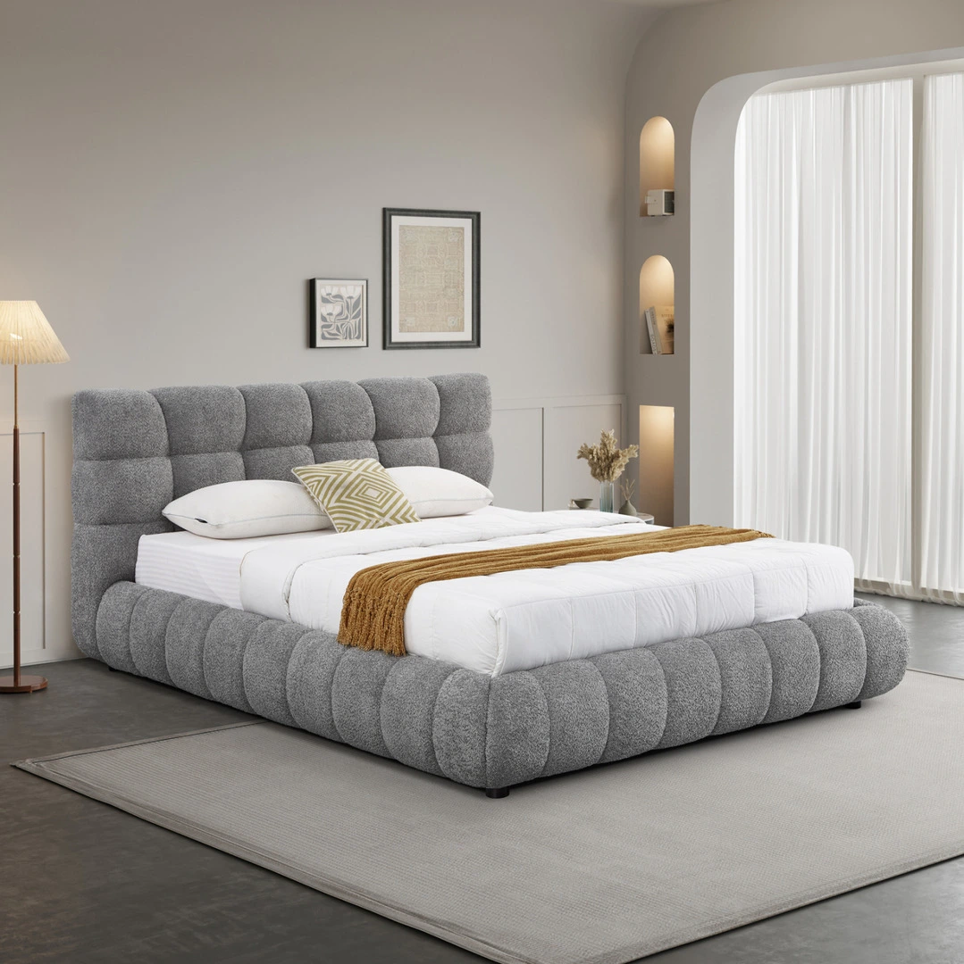 Κρεβάτι 160x200 με Αποθηκευτικό Χώρο | Υφασμάτινο Διπλό Κρεβάτι
