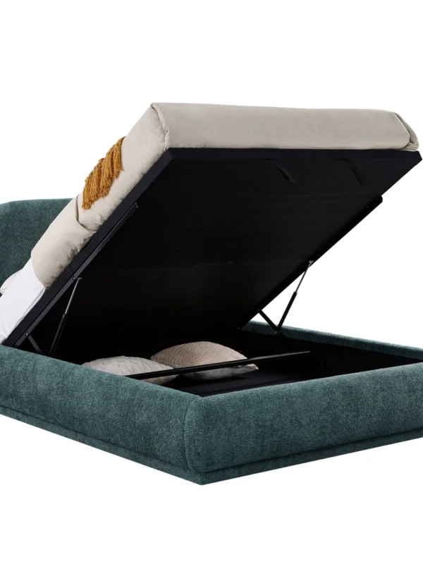 Κρεβάτι 160x200 με Αποθηκευτικό Χώρο | Υφασμάτινο Διπλό Κρεβάτι