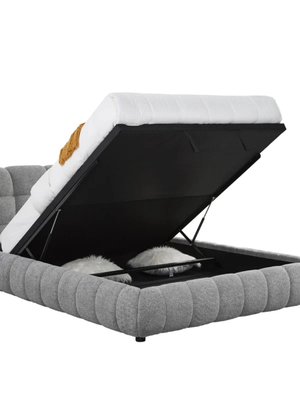 Κρεβάτι 160x200 με Αποθηκευτικό Χώρο | Υφασμάτινο Διπλό Κρεβάτι