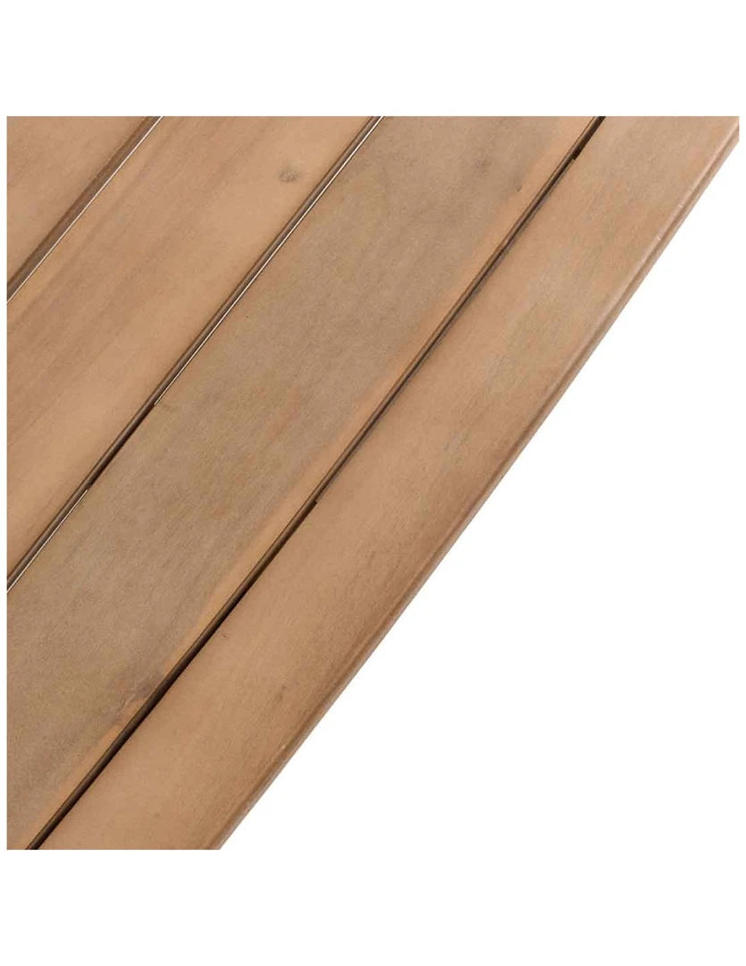 Καθιστικό Khoi Ξύλο Ακακίας Σετ 4Τμχ Σετ εξωτερικού σαλονιού από ξύλο με μπεζ μαξιλάρια και τραπεζάκι