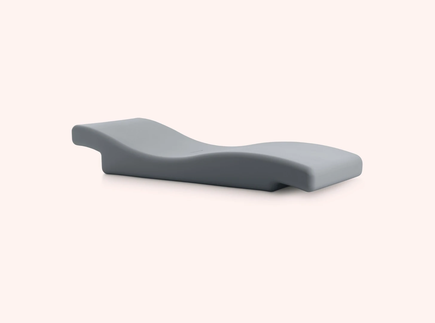 Sun Lounger 356 Wave outdoor sun lounger in white for pools, beaches and luxury resorts