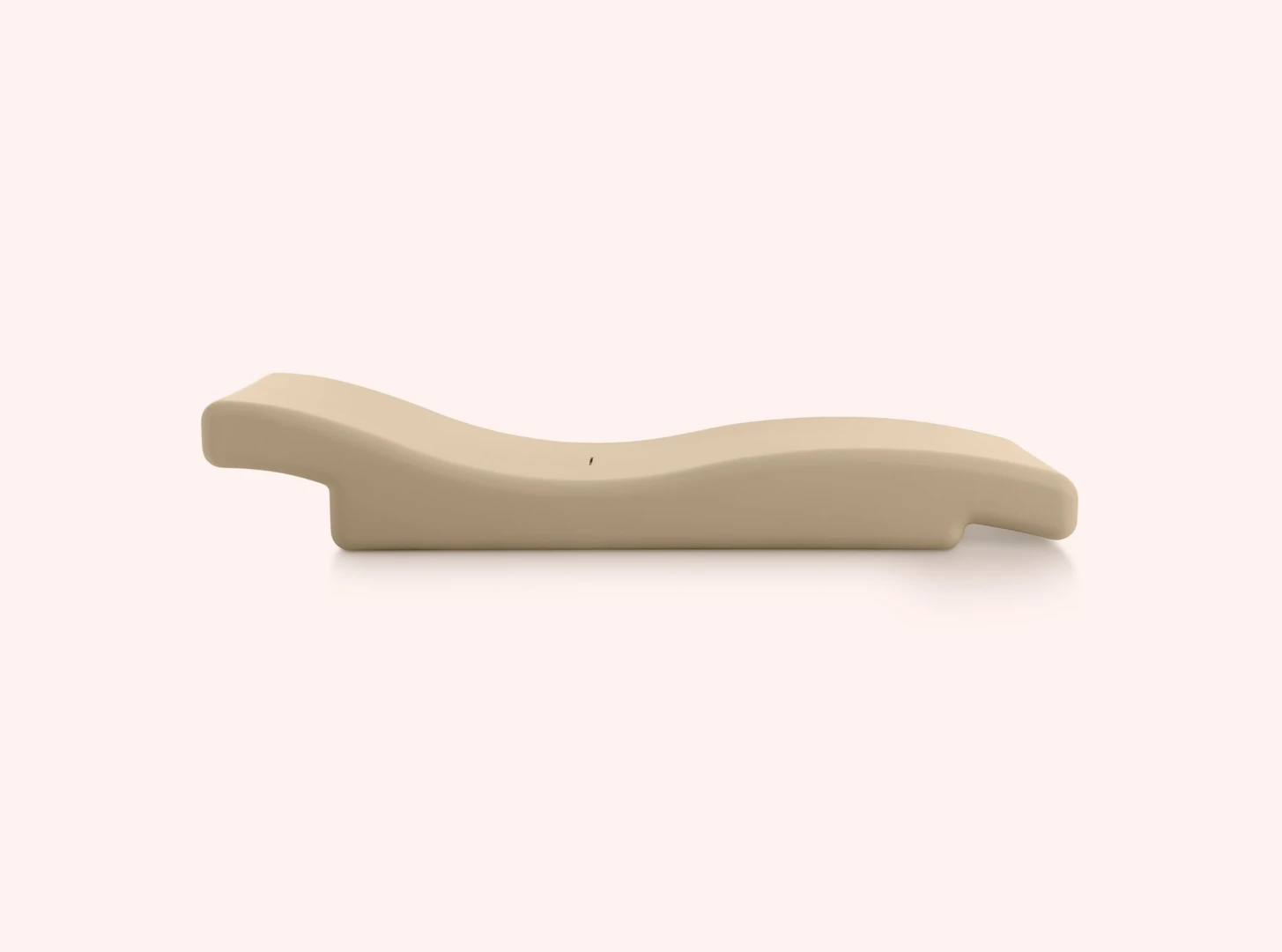 Sun Lounger 356 Wave outdoor sun lounger in white for pools, beaches and luxury resorts