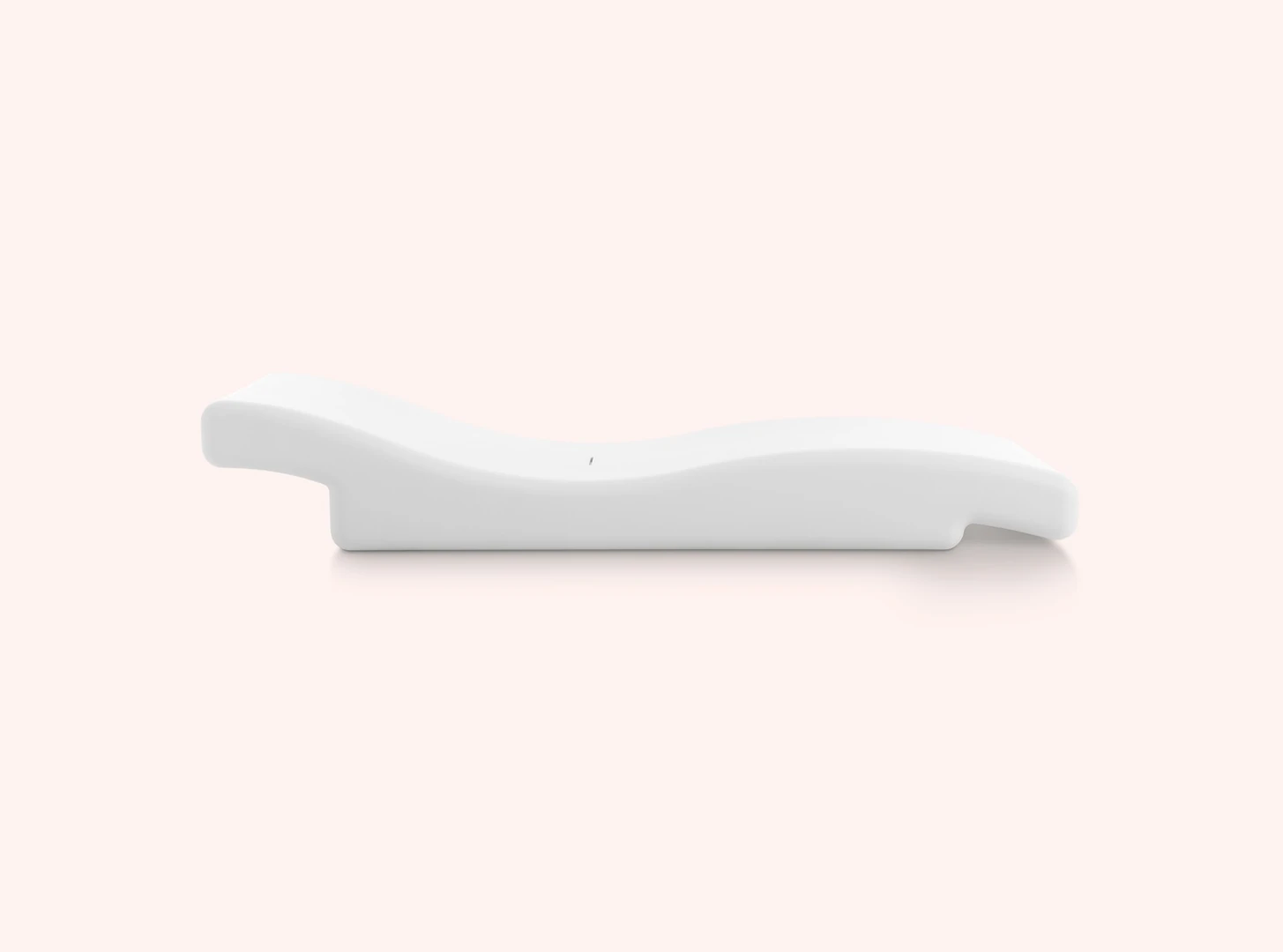 Sun Lounger 356 Wave outdoor sun lounger in white for pools, beaches and luxury resorts