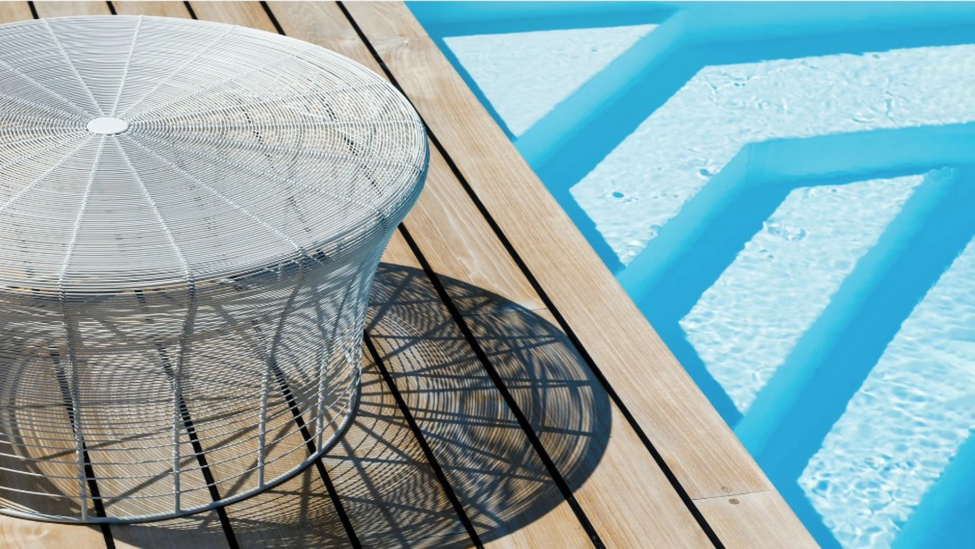 Τραπεζάκι Aram Outdoor wire side and coffee tables in multiple sizes for hospitality spaces